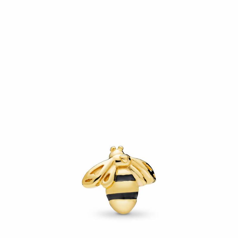 Pandora Shine™ Queen Bee Petite Locket Charm Sale NZ, 18ct Gold Plated (867431-SHM)